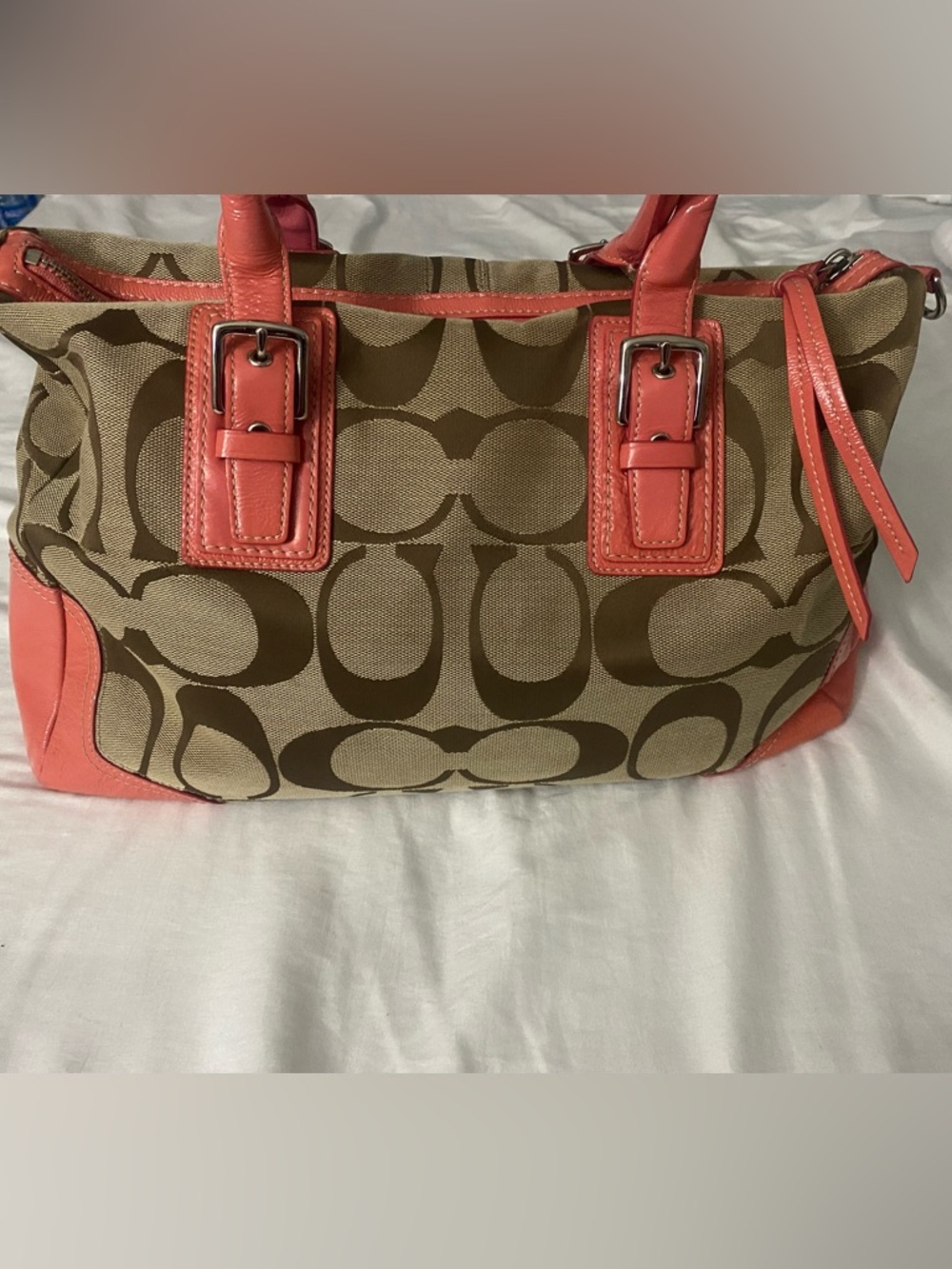 Coach Hampton pink satchel - Picture 2 of 5